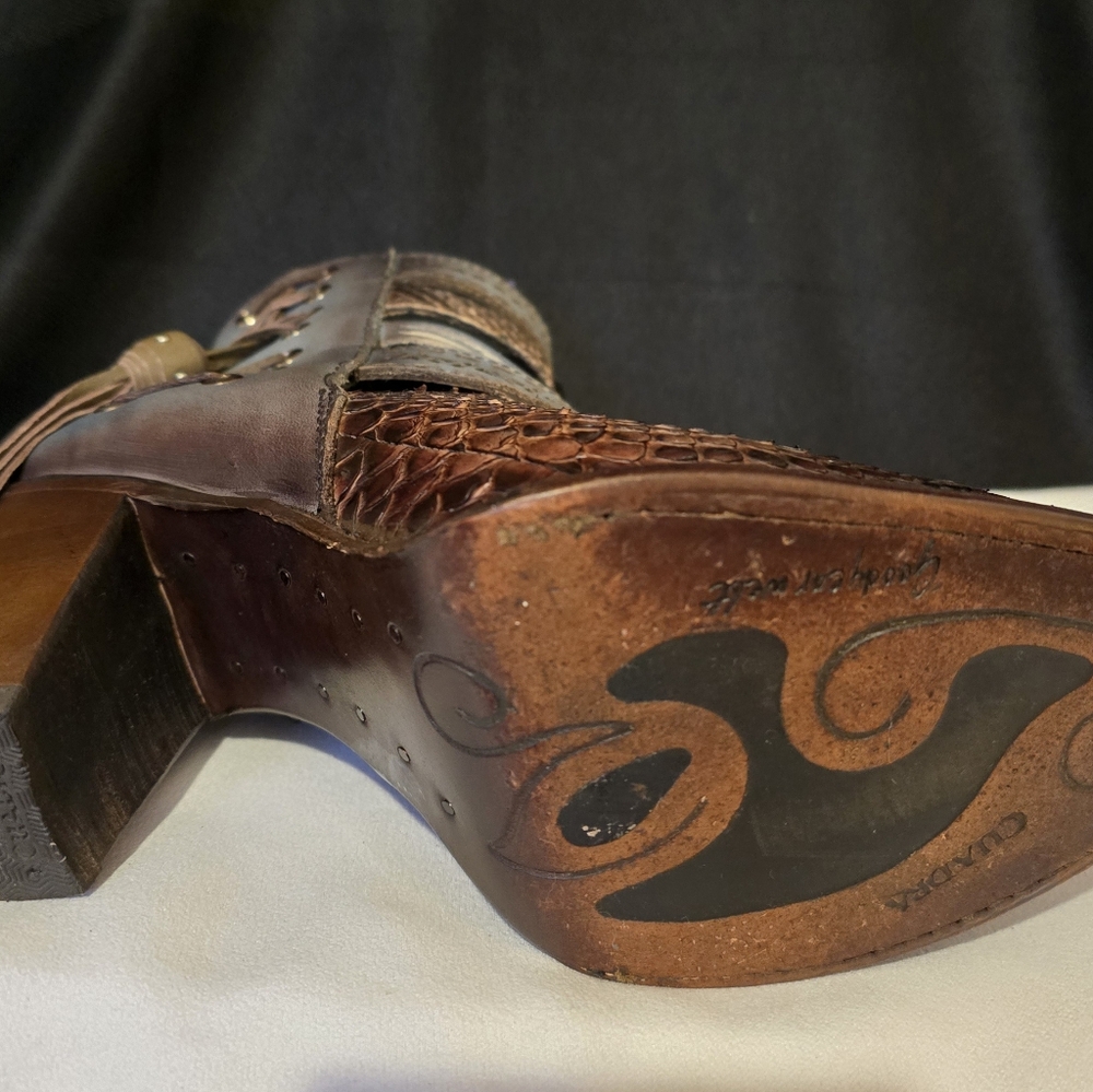 Quadra Ladies Python Booties - Picture 5 of 8